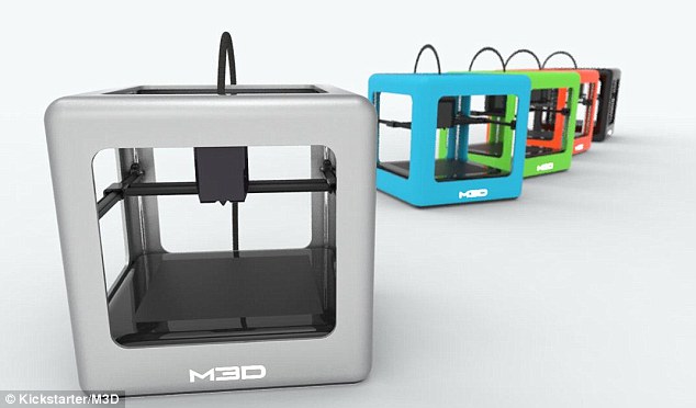 Co-founder David Jones said: 'We've managed to keep the cost of The Micro 3D low by ensuring that it's space and power efficient, compact, and lightweight'