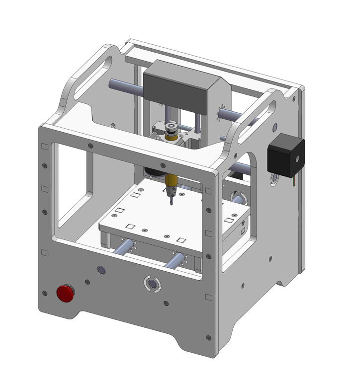 A CAD model of our pre-production Othermill design.