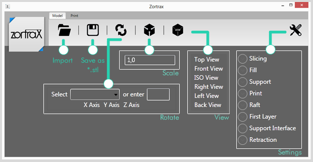 ZSuite - Model Tab