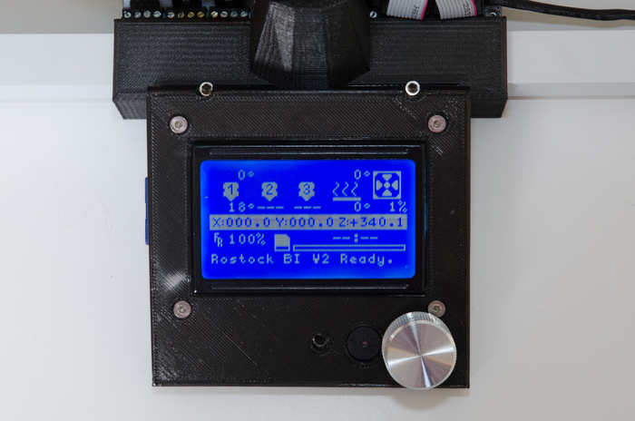 Large LCD controller for standalone operation