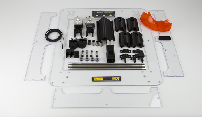 LazerBlade Kit components (not showing electronics boards)