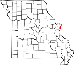 Location in the State of Missouri