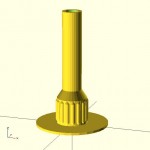 Z Handle in OpenScad