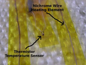 3D Printer Heated Build Platform Thermistor Close Up