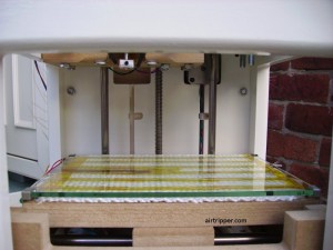 3D Printer Front Inside View