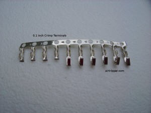 0.1 inch Crimp Terminals