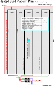 Heated build platform 3 heating element plan