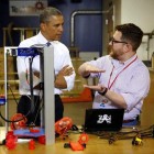 President Obama Visits TechShop & Praises Multifunctional 3D Printer