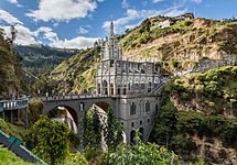 Santuario de Las Lajas, Ipiales, Colombia, 2015-07-21, DD 21-23 HDR-Edit.JPG