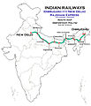 (New Delhi - Dibrugarh) Rajdhani Express (via Varanasi) Route map.jpg