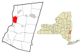 Columbia County New York incorporated areas Stockport highlighted.svg