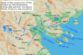 Expulsion of the Pieres from the region of Olympus to the region of Pangaion by the Macedonians (English).svg