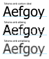 Tahoma antialiasing.svg