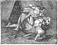 David and Goliath (Larousse - d'après Daniel de Volterra - 1 face) CH Kreutzberger.jpg