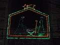 " Nativity scene in lights ".JPG
