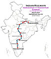 (Gorakhpur - Yesvantpur) (via Gonda) Express Route map.jpg
