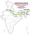 (New Delhi - Dibrugarh) Rajdhani Express (via Patna) Route map.jpg