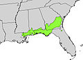 Cliftonia monophylla range map.jpg