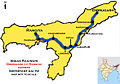 (Dibrugarh - Rangiya) Express Route map.jpg