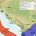 Map of the Kingdom of Teuta of the Ardiaei (English).svg