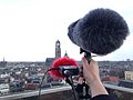 Field recording from the top of Hoogh Catherijne, Utrecht.JPG