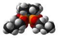 (CpMe5)RuCl(EtCage)2-from-xtal-1996-3D-SF.png