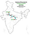 (Jaipur - Durg) Express Route map.jpg