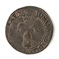 Mynt av silver. 1 mark. 1590 ? - Skoklosters slott - 109086.tif