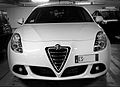 " 15 - ITALY - Alfa Romeo Giulietta white angel front views black and white picture.jpg