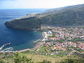 Machico and the nearby airport on Madeira.JPG