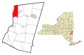 Columbia County New York incorporated areas Stuyvesant highlighted.svg