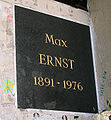 Max Ernst - commemorative plaque.JPG
