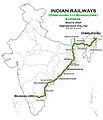 (Dibrugarh - Bangalore) Express Route map.jpg