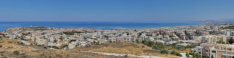Crete: panoramic view Rethymno