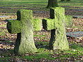 Crosses, military cemetery, Vladslo, Flanders.JPG