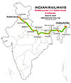 (Dibrugarh - Amritsar) Express Route map.jpg