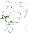 (Porbander - Secunderabad) Express Route map.jpg