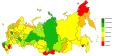 Russia GDP by regions 2010 million rubles (nominal).svg