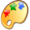 color palette logo