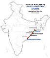 (Visakhapatnam - Digha) Express Route map.jpg