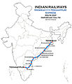 (Howrah - Yesvantpur) Express Route map.jpg