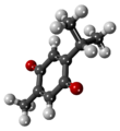 Thymoquinone - 3D - Ball-and-stick Model.png