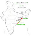 (Visakhapatnam - Shalimar) Express Route map.jpg