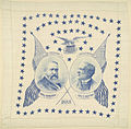 Benjamin Harrison-Morton "1888" Portrait Handkerchief (4360016094).jpg