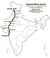 (Jammu Tawi - Mumbai) Vivek Express route map.jpg