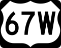 US 67W.svg
