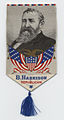 "B. Harrison, Republican" Portrait Ribbon (4359204765).jpg