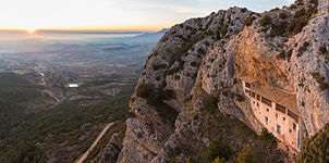 Ermita de la Virgen de la Peña, LIC Sierras de Santo Domingo y Caballera, Aniés, Huesca, España, 2015-01-06, DD 06-07 PAN.JPG