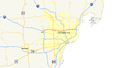 Interstate 696 (Michigan) map.png