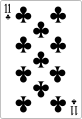 11 of clubs.svg